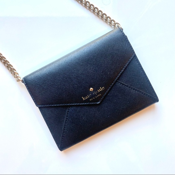 kate spade Handbags - Kate Spade Black Envelope Crossbody Bag